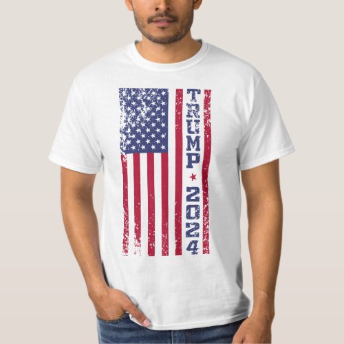 Donald Trump 2024 Distressed T_Shirt