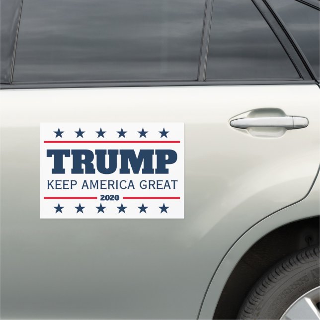 Donald Trump 2024 election Keep America Great big Car Magnet (In Situ)