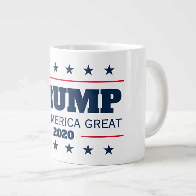 Donald Trump 2024 election Keep America Great big Giant Coffee Mug (Front Right)