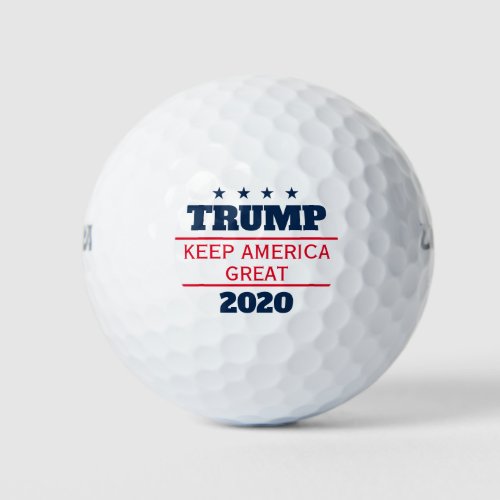 Donald Trump 2024 election Keep America Great Golf Balls
