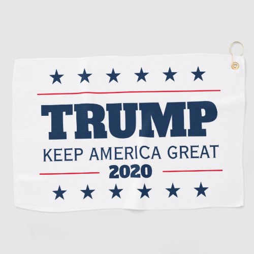 Donald Trump 2024 election keep america great Golf Towel