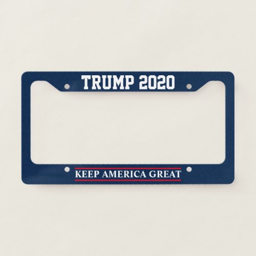 Donald Trump 2024 election Keep America Great License Plate Frame