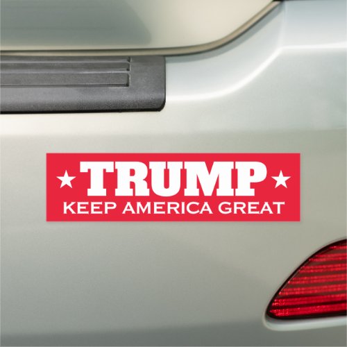 Donald Trump 2024 election Keep America Great red Car Magnet
