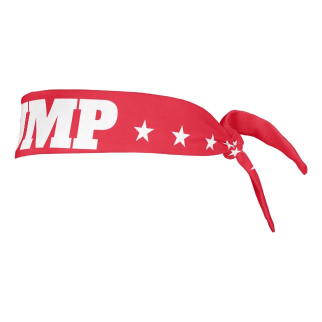 Donald Trump 2024 election Keep America Great red Tie Headband (Rotate 90)
