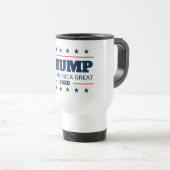 Donald Trump 2024 election Keep America Great Travel Mug (Front Right)