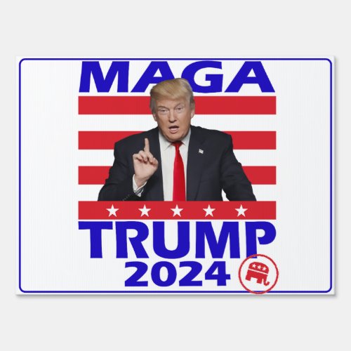 Donald Trump 2024 Election Yard Sign