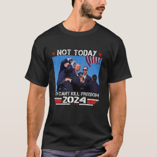Donald Trump 2024 Fight American US Flag Election T-Shirt