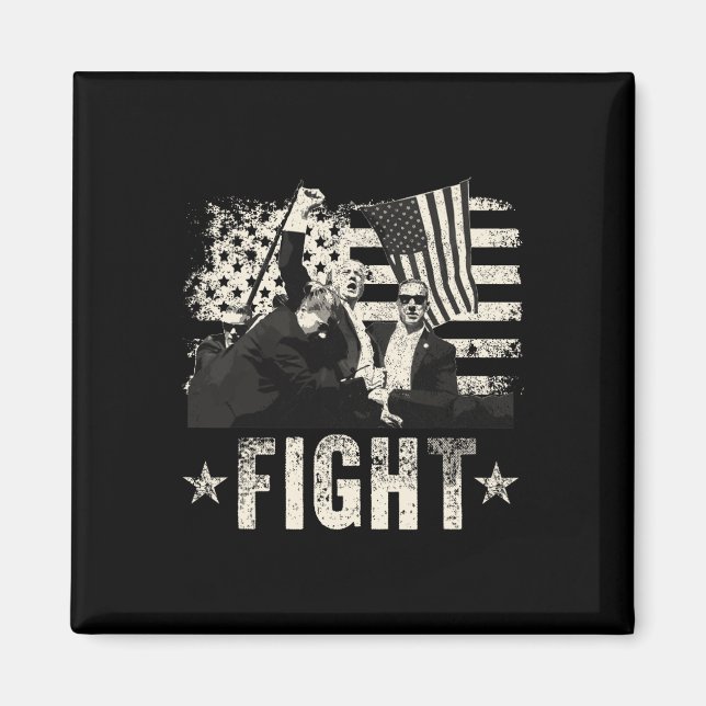 Donald Trump 2024 Fight Fight Fight Donald Trump F Magnet (Front)