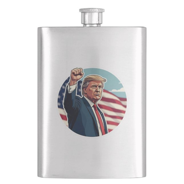Donald Trump 2024 Flask (Front)