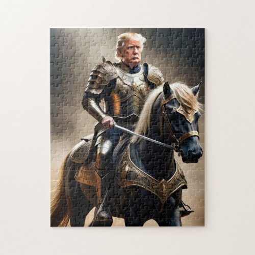 Donald Trump 2024 Funny Conservative Jigsaw Puzzle