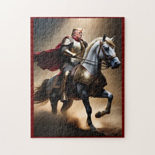 Donald Trump 2024 Funny Conservative Jigsaw Puzzle