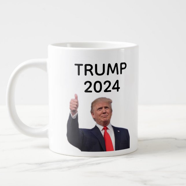 Donald Trump 2024  Giant Coffee Mug (Left)