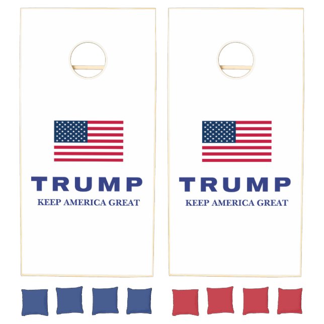 Donald Trump 2024 Gift Watch Cornhole Set (Set)