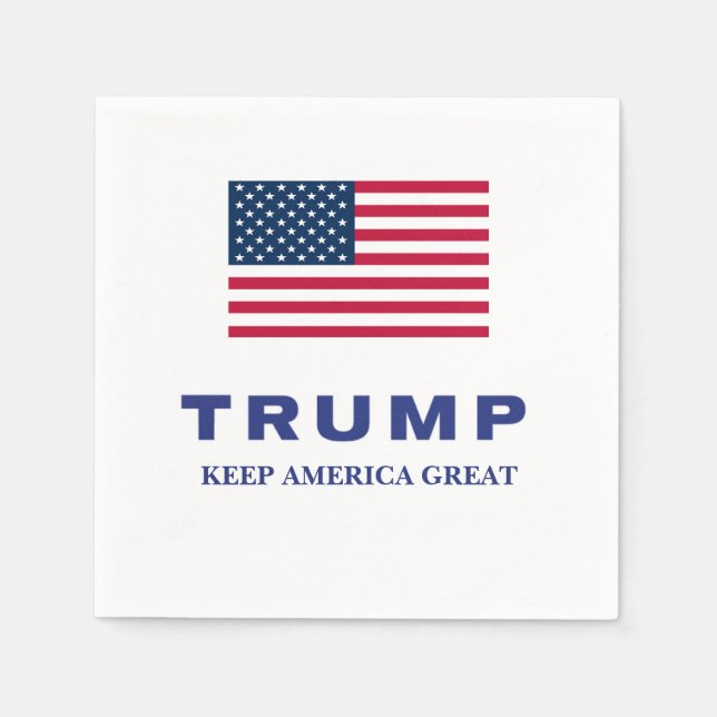 Donald Trump 2024 Gift Watch Napkins (Front)