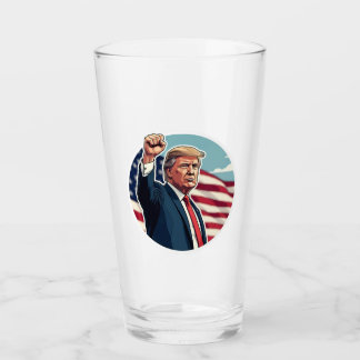 Donald Trump 2024 Glass