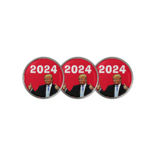 DONALD TRUMP 2024 GOLF BALL MARKERS