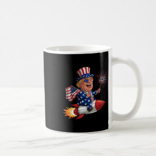 Donald Trump 2024 Happy 4th Of July Trump American Coffee Mug