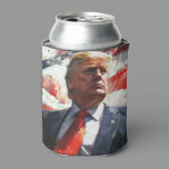 Donald Trump 2024 Heroic Oil Painting Style AI Can Cooler