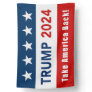 Donald Trump 2024 House Flag - Red, White & Blue