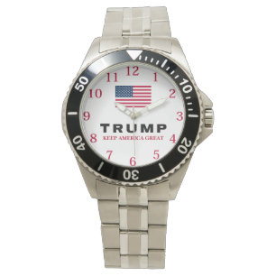 Donald Trump 2024 Keep America Great America Flag Watch