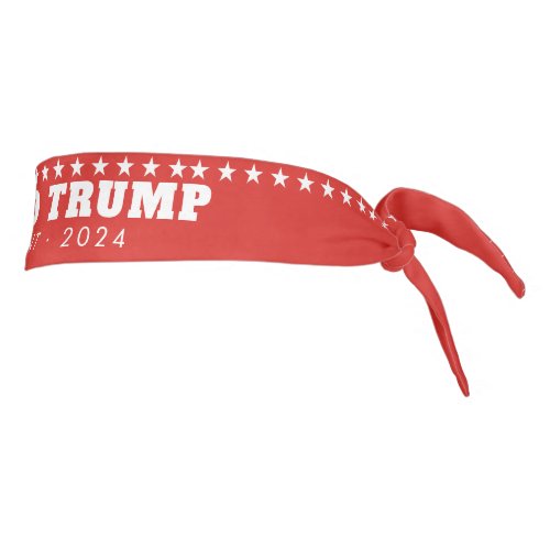 Donald Trump 2024 _ modern stars and red Tie Headband
