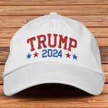 Donald Trump 2024 Patriotic Stars Embroidered Baseball Cap