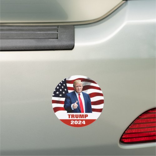 Donald Trump 2024 Photo Presidential Election Car Magnet