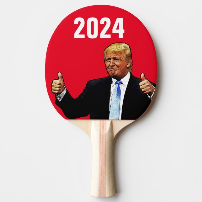 DONALD TRUMP 2024 PING PONG PADDLE (Front)