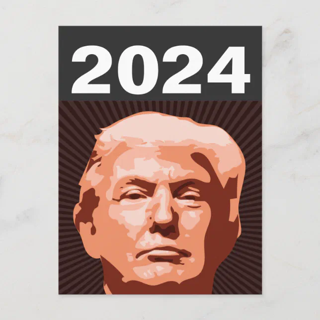 DONALD TRUMP 2024 POSTCARDS Zazzle