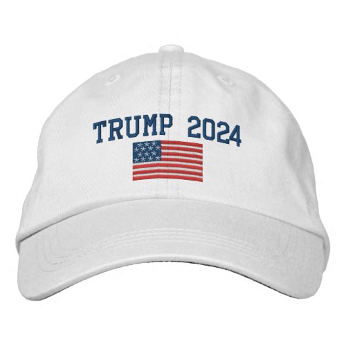 Donald Trump 2024 _ President American Flag Embroidered Baseball Cap