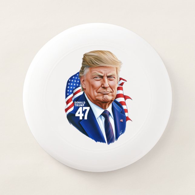 Donald Trump 2024 Presidential 47 Winner Wham-O Frisbee (Front)