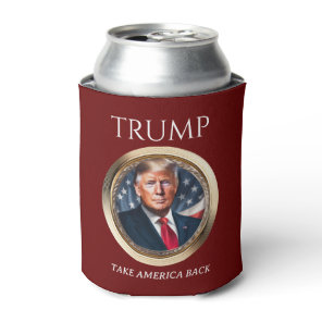 Donald Trump 2024 Republican Red Collectible Can Cooler
