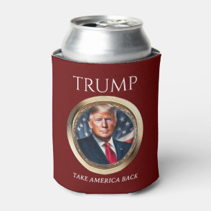 Donald Trump 2024 Republican Red Collectible Can Cooler