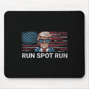 Donald Trump 2024 Run Spot Run Funny Republican Pa Mouse Pad