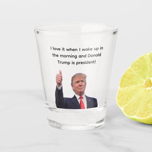 Donald Trump 2024  Shot Glass (Front)