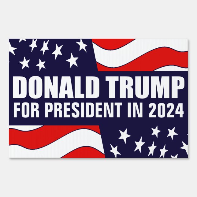 Donald Trump 2024 Sign (Front)