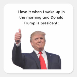 Donald Trump 2024  Square Sticker