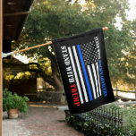 Donald Trump 2024 Stand with Police Officers House Flag