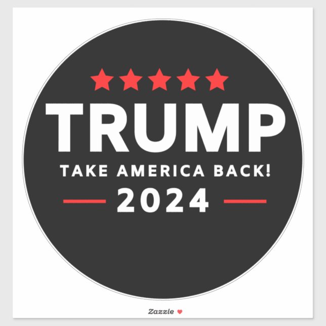 Donald Trump 2024  Sticker (Sheet)