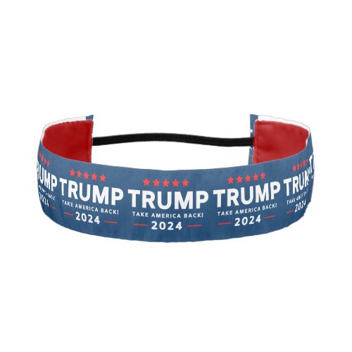Donald Trump 2024 Take America Back  Athletic Headband