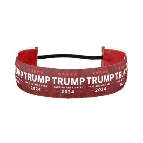 Donald Trump 2024 Take America Back  Athletic Headband