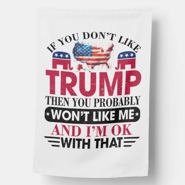 Donald Trump 2024 Take America Back Car Flag (Front)