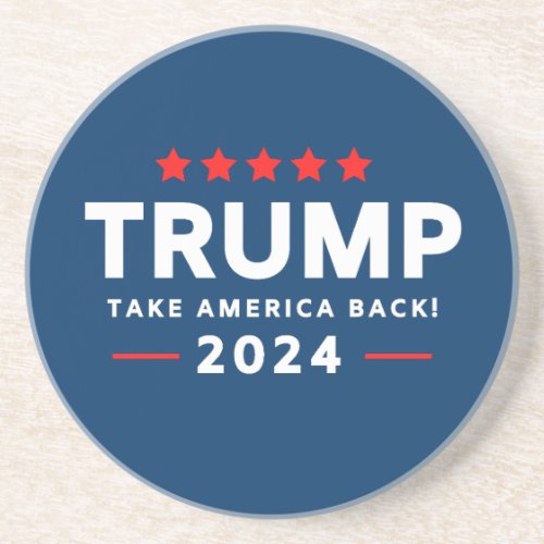 Donald Trump 2024 Take America Back  Coaster