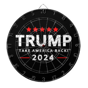 Donald Trump 2024 Take America Back Dart Board