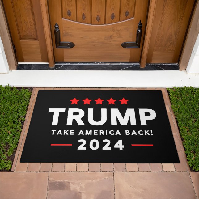 Donald Trump 2024 Take America Back  Doormat (Outdoor)