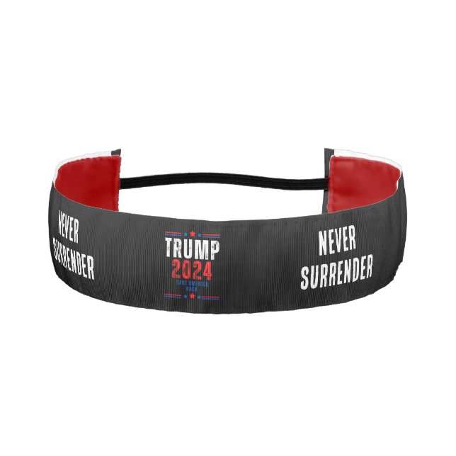 Donald Trump 2024 Take America Back Election  Athletic Headband (Front)