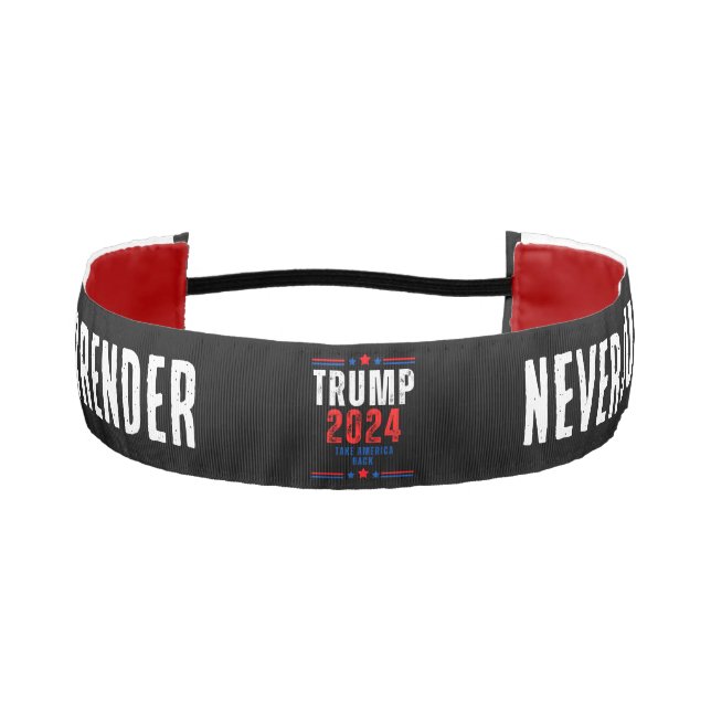Donald Trump 2024 Take America Back Election  Athletic Headband (Front)