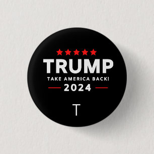 Donald Trump 2024 Take America Back Election Button