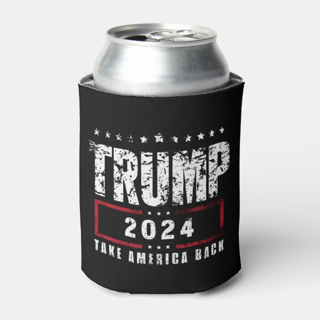 Donald Trump 2024 Take America Back Election  Can Cooler (Can Front)