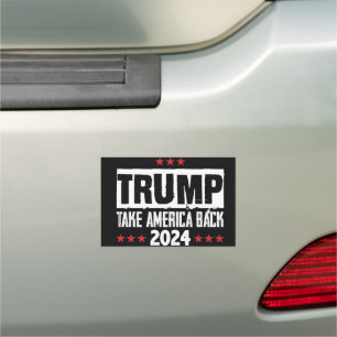 Donald Trump 2024 Take America Back Election Car Magnet